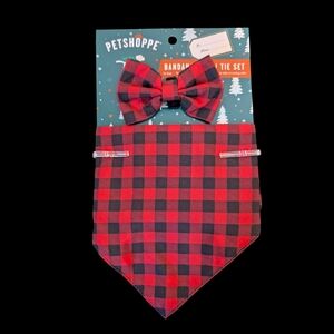 Petshoppe Bandana & Bow Tie Set